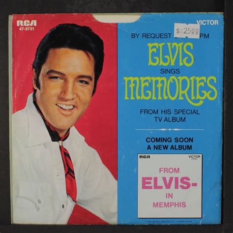 Elvis Presley Memories Of Christmas Vinyl Records and CDs For Sale | MusicStack