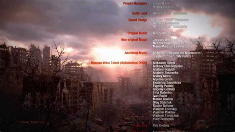 Metro Last Light Ending Song - YouTube