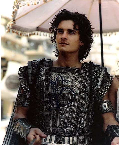 ORLANDO BLOOM as PARIS in "TROY" Signed 8x10 Color Photo