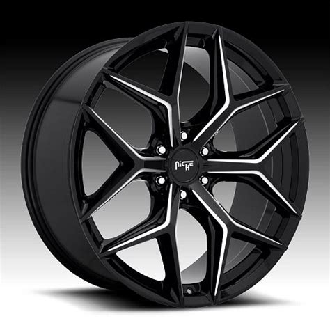 Niche Vice SUV M232 Gloss Black Milled Custom Wheels Rims - M232 / Vice SUV - Niche Road Wheels ...