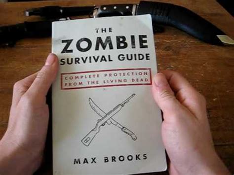 Book review of the Zombie survival guide by Max Brooks - YouTube