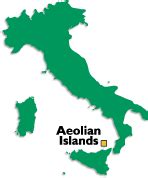 Aeolian Islands Map Italy