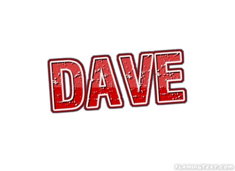 Dave Logo | Free Name Design Tool from Flaming Text