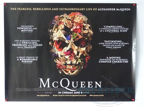 Lot 373 - MCQUEEN (2018) - A UK quad film poster