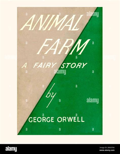 George Orwell Animal Farm A Fairy Story First Edition Book Cover 1945 Refreshed and Reset Stock ...