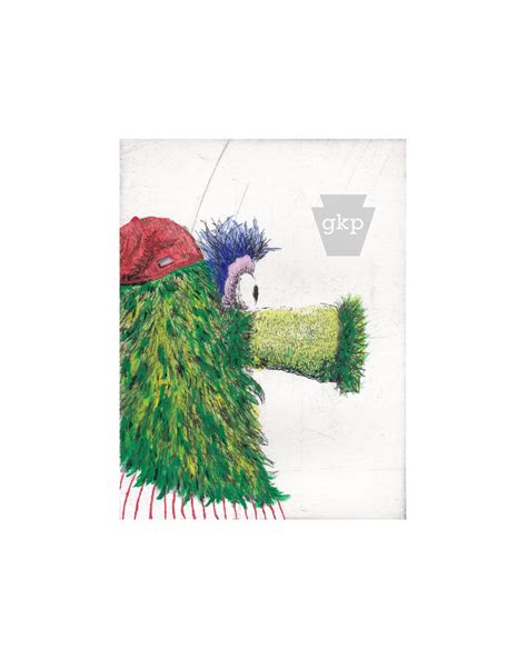 Phillie Phanatic Digital Print - Etsy