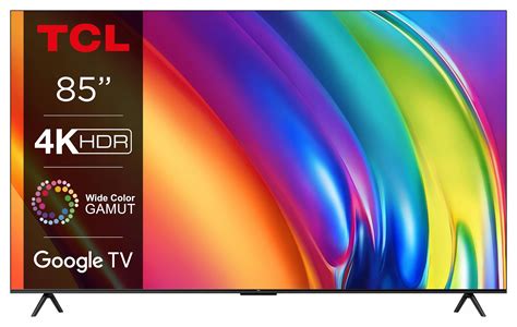 Telewizor TCL 85P745 85' LED 4K Google TV Dolby Vision Dolby Atmos DVB-T2 - Sklep, Opinie, Cena ...