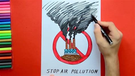 Posters On Air Pollution Drawing