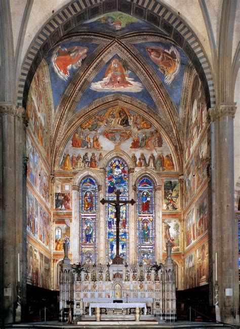 Frescoes in the Tornabuoni Chapel of the Santa Maria Novella (1486-90)