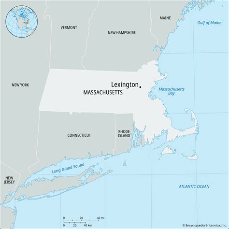 Lexington | Massachusetts, History, Revolutionary War, Map, & Battle ...