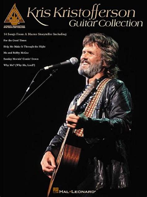 Kris Kristofferson Guitar Collection (Guitar Recorded Versions) | Kris kristofferson, Guitar ...