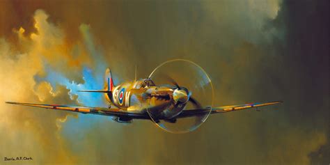 Spitfire Art Print by Barrie Clark | King & McGaw