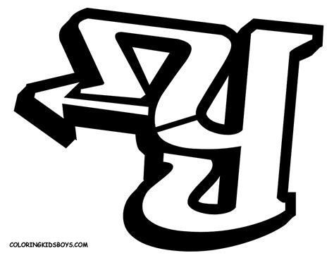 Graffiti Alphabet Letter Y | Myblog's Blog