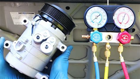 Car ac compressor low pressure lockout