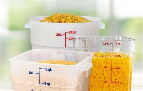 Restaurant Food Storage Containers & Bulk Bins