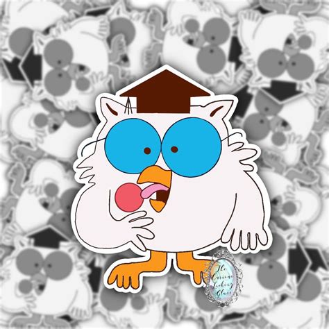 Retro Tootsie Pop Owl Tootsie Roll Candy Sticker/ Decal 3T X 2.65W - Etsy