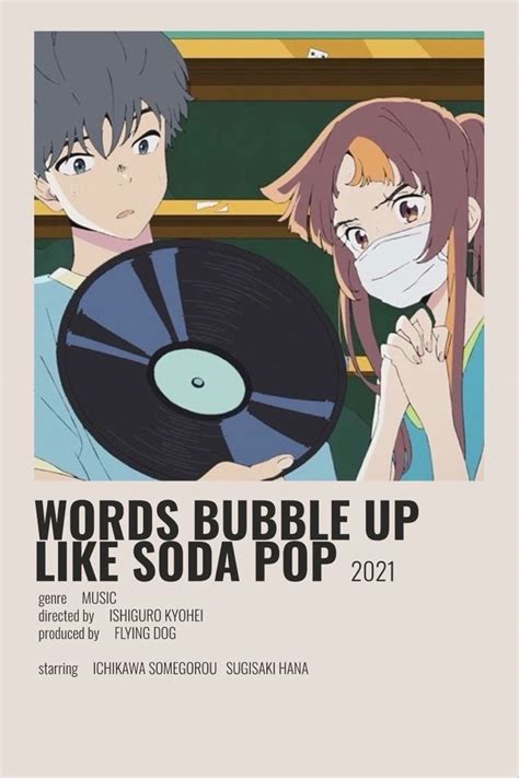 Words bubble up like soda pop. en 2022 | Peliculas japonesas anime, Pósteres ilustraciones ...