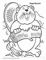 Beaver Dam Coloring Page Sketch sketch template