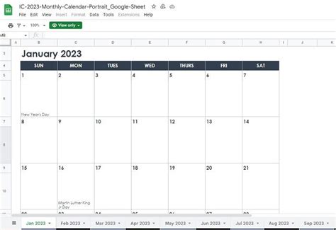 The Best Google Sheets Calendar Templates - Make Tech Easier