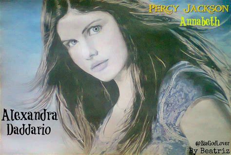 Alexandra Daddario Drawing - Annabeth Percy Jackson - Percy Jackson ...