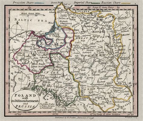 Poland Historical Map 1789 Photograph by Phil Cardamone - Pixels