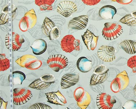 Seashell Pattern Fabric