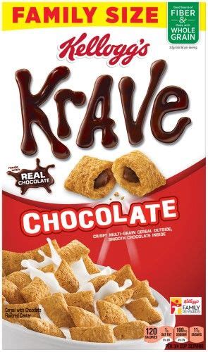 Kellogg's Krave Cereal, Chocolate, 19.9 Oz | Cereal recipes, Chocolate flavors, Cereal