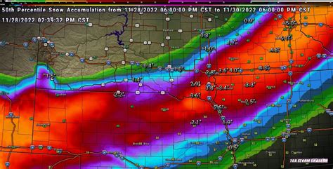 Tea Storm Chasers on Twitter: "Here is the latest model update for snow totals across the area ...