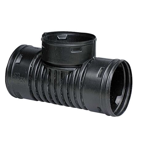 ADS 6-in x 6-in 90-Degree Corrugated Tee Fittings in the Corrugated Drainage Pipe Fittings ...