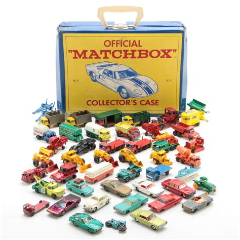 Lesney Matchbox Diecast Cars and Vehicles in Vinyl Carrying Case, 1960s-1970s | EBTH