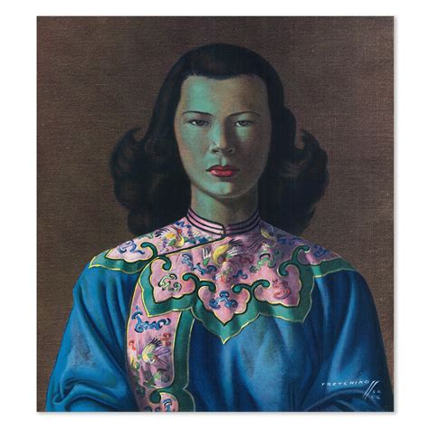 Chinese Girl (Blue Jacket) 1954 - Tretchikoff Print