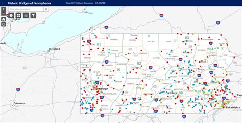 PennDOT’s New Historic Bridges of Pennsylvania GIS Map - Pennsylvania ...