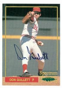 Don Gullett autographed Baseball Card (Cincinnati Reds) 1993 Spectrum ...