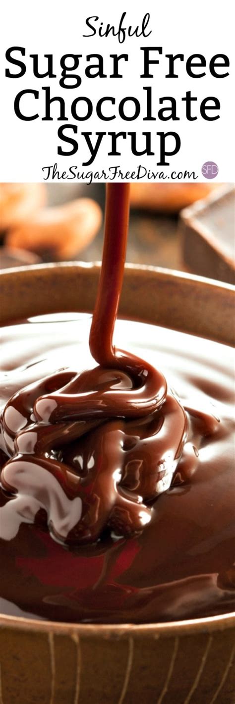 This is How to Make Sugar Free Chocolate Syrup from scratch