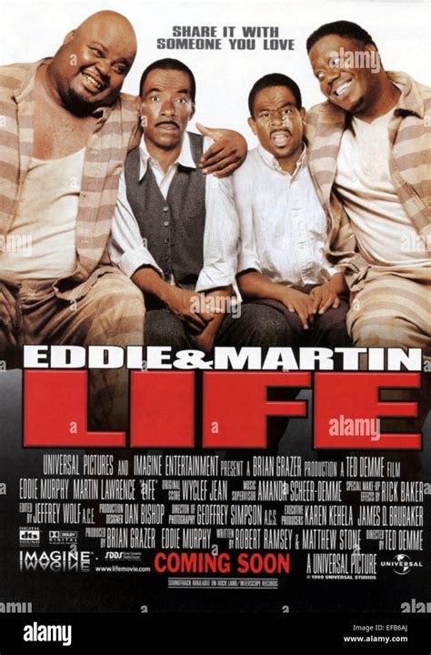 EDDIE MURPHY & MARTIN LAWRENCE POSTER LIFE (1999 Stock Photo, Royalty ...