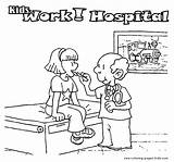 Hospital Room Coloring Pages sketch template