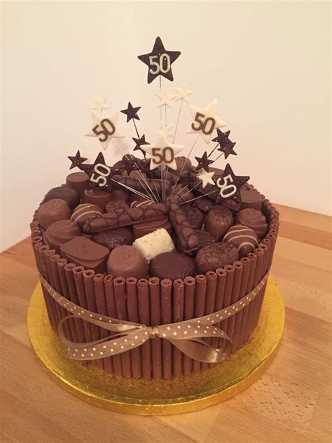 Chocolate cigarello 50th birthday cake | Birthday cakes for men, 60th ...