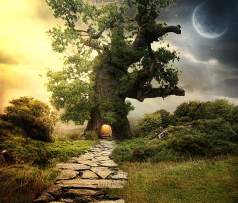 Frontal image background source | Wise Mystical Tree / If You're Over 25 and Own a Computer ...