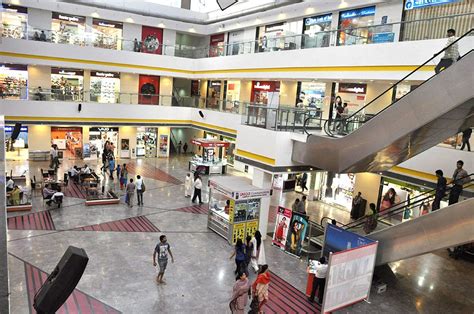 Inside THE WAVE MALL, LUCKNOW. A number of ad spaces can be seen in this picture. Probably,a ...