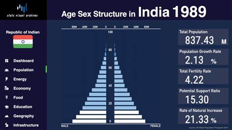 India - Changing of Population Pyramid & Demographics (1950-2100) - YouTube