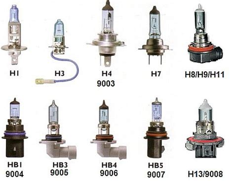 Bulb type examples