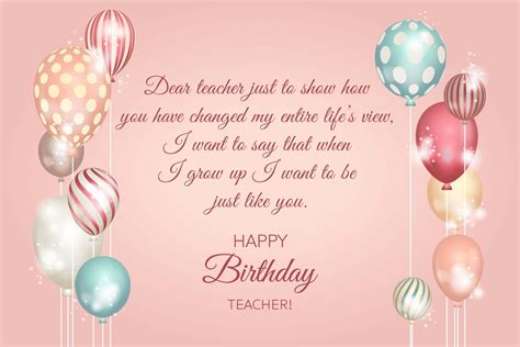 Happy birthday Wishes for Teacher – Birthday