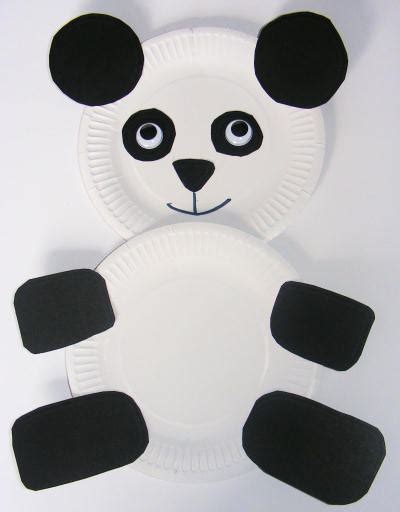 Paper Plate Panda