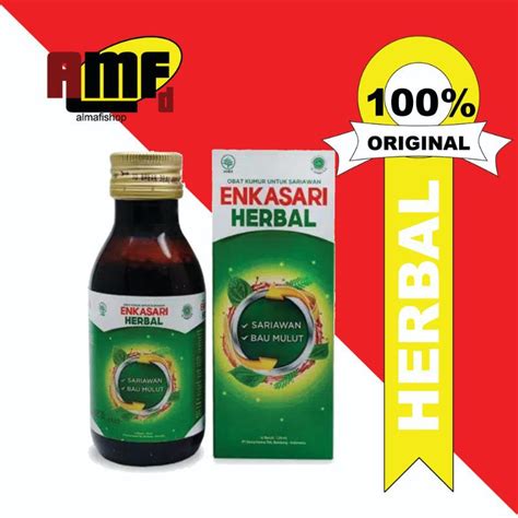 Jual Enkasari Herbal 120ml // Obat Kumur Herbal | Shopee Indonesia