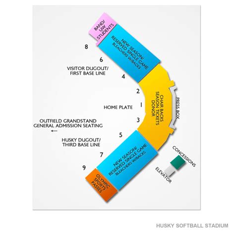 Husky Softball Stadium Seating Chart | Vivid Seats