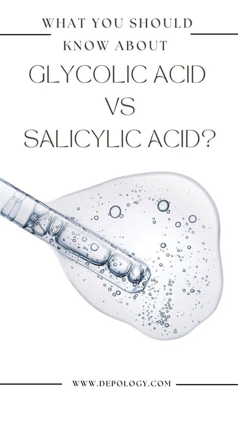 Glycolic Acid Vs Salicylic Acid? | Salicylic acid, Glycolic acid ...