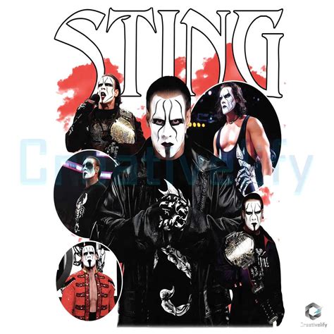 Sting WWE Wrestler PNG - CreativeLify