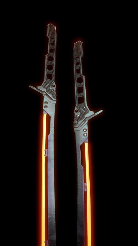 3D model ARASAKA THERMAL KATANA from CYBERPUNK 2077 VR / AR / low-poly ...