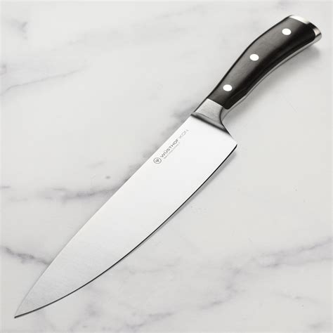 Wusthof Ikon Chef's Knife - 9" Blackwood – Cutlery and More