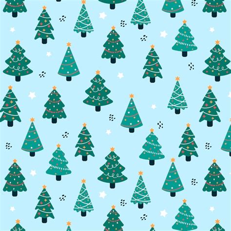 Seamless Christmas Tree Pattern Images - Free Download on Freepik